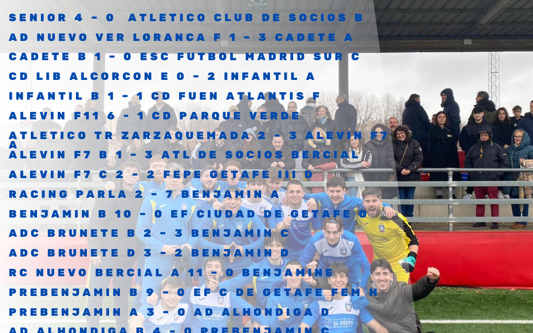 Resultados 24,25 y 26 de enero