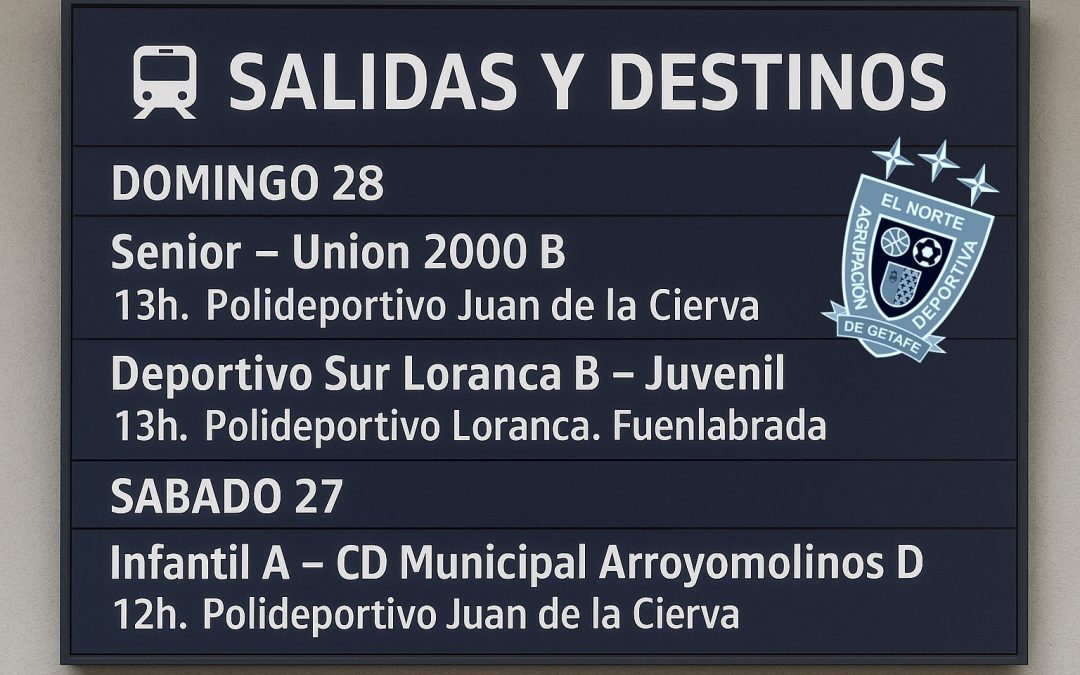 Horarios 27 Y 28 de Septiembre