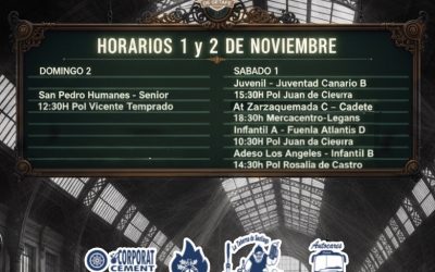 HORARIOS 1 y 2 DE NOVIEMBRE