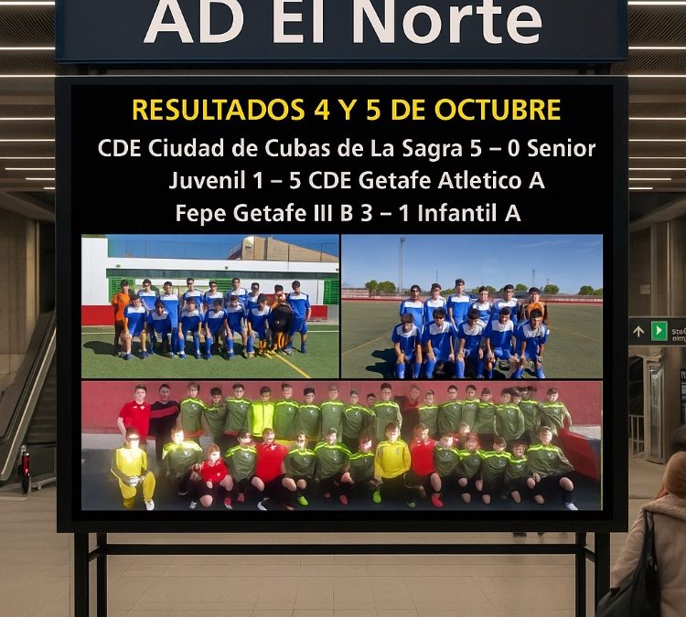 Resultados 4 Y 5 de Octubre