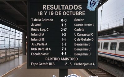 RESULTADOS 18 y 19 DE OCTUBRE