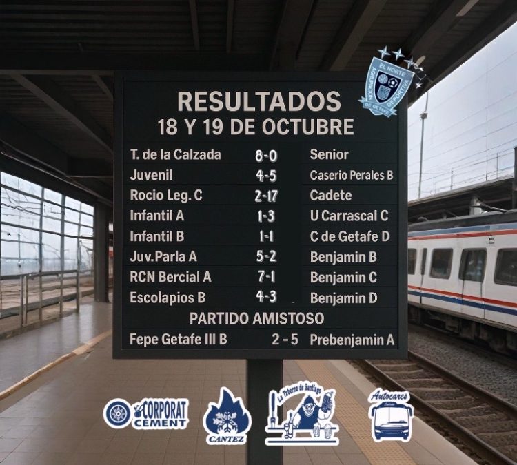 RESULTADOS 18 y 19 DE OCTUBRE