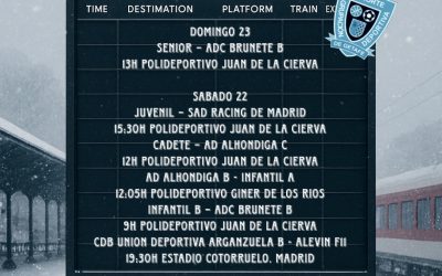 HORARIOS 21,22 Y 23 de NOVIEMBRE