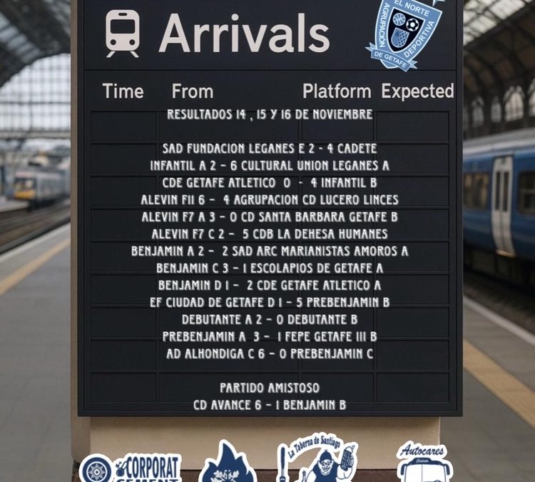 RESULTADOS 14 , 15 y 16 DE NOVIEMBRE