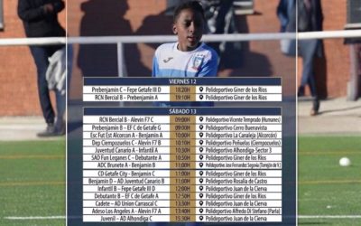 HORARIOS 12,13 y 14 DE DICIEMBRE